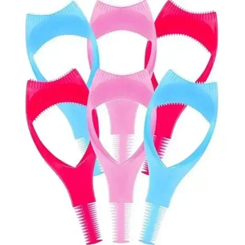 1 Plastic Portable Mascara Shield Applicator Eyelash Guide Aids Eye Qme