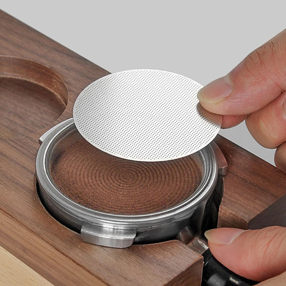51/53/58mm Coffee Puck Screen Reusable Espresso Coffee Puck Screen 0.2mm Espresso Filter Holder For Espresso Machine Accessories Qme