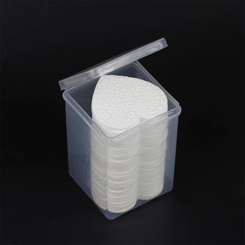 Remover Nail Polish Wipes Lint Paper White Cotton Art Removal Clean Qme