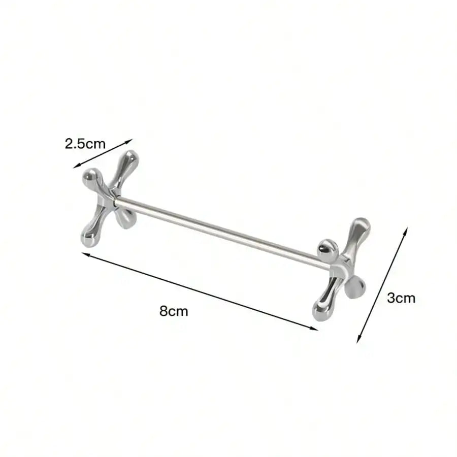 Dining Utensils Chopstick Holder Pillow Tableware Restaurant Kitchen Qme silvery