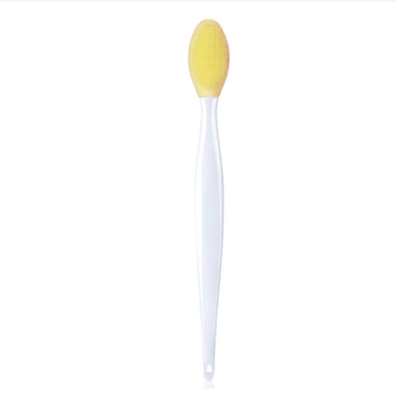 4pcs Skin Care New Fashion Design Nose Double-Sided Tool Silicone Lip Scrub Exfoliator Brush make up brushes makeup brush set Qme YELLOW