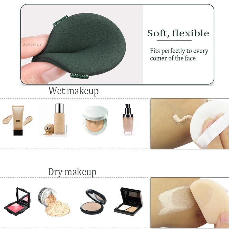3/7Pcs Makeup Cosmetic Puff Makeup Sponge Soft Foundation Powder Sponge Puff Beauty Tools for Women Make Up Accessories Qme