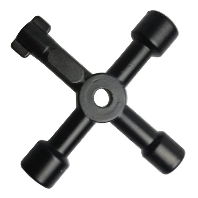 1 Single Inner Triangular Key Elevator Inside Triangle Water Meter Qme Black