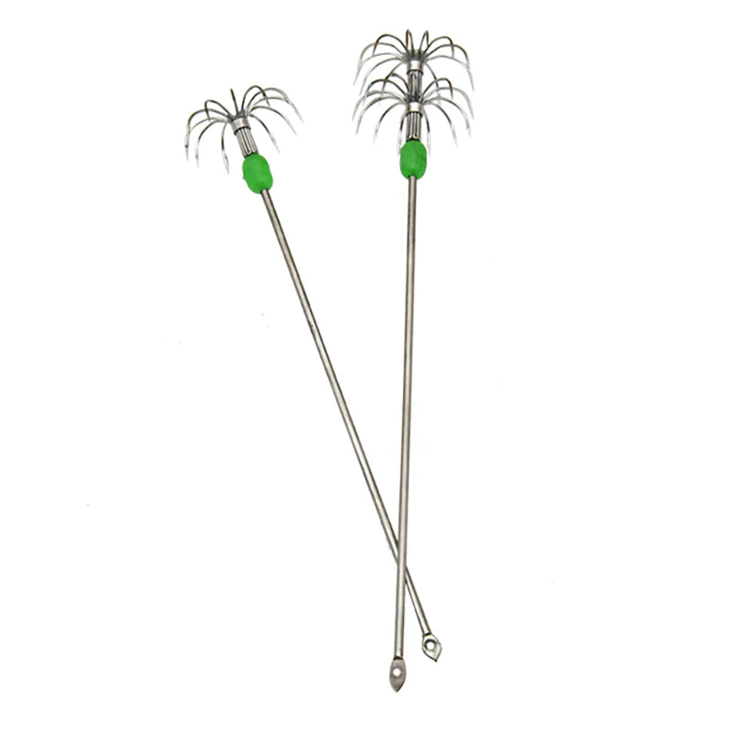 1 8 10 Box Umbrella Hooks Live Bait Squid Blow Tubes Octopus Qme