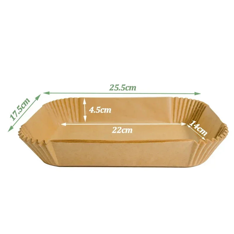 Disposable Oil-proof Waterproof Backing Paper Non-stick Airfryer Mat Qme
