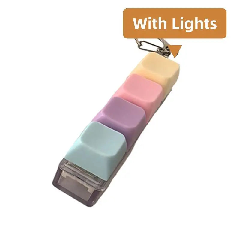 LED Light-up Decompression 9 Keyboard Key Toy Adults Antistress Toys Qme A2