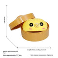 Cute Bubble-blowing Squeeze Bun Steamer Basket Toy Squishy Dumpling Qme Yellow