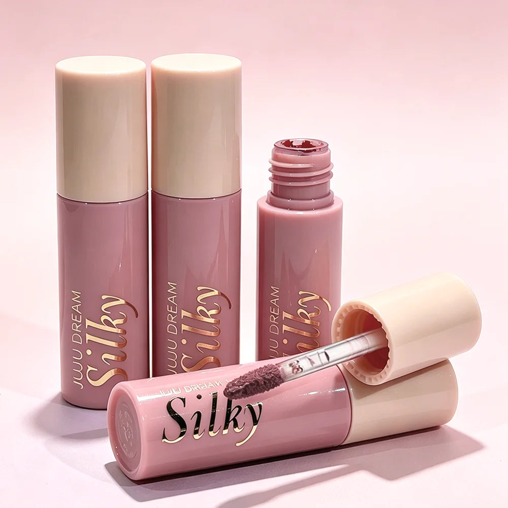 Waterproof Matte Lipstick Women Nude Pink Lip Tint Silky Texture Qme