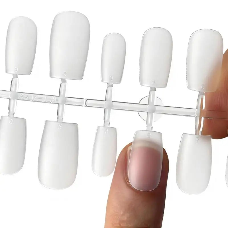 Nail Salon Matte False Tips Box Easy Wear Press Nails Home Manicure Qme