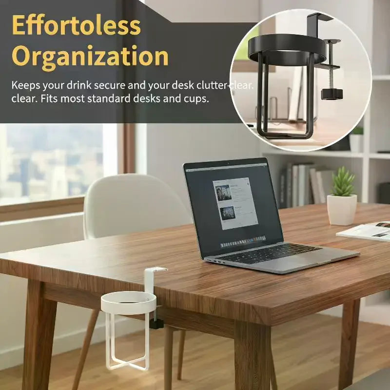 Fixed Water Cup Holder Office Desktop Storage Clip Qme