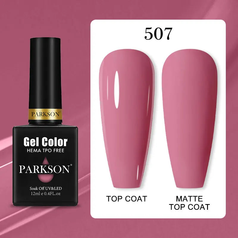 Parkson Colorful Nail Gel Polish Lacquer Soak Off UV LED Long Lasting