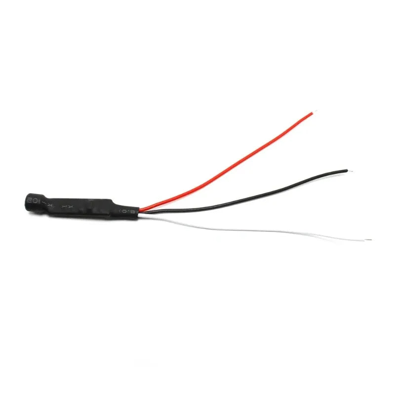 1‌0pcs High-Sensitive Mini FPV Mic 6-12VDC for DVR/Camera, Ultra-Clear Voice Pickup for Aerial Surveillance‌ Qme