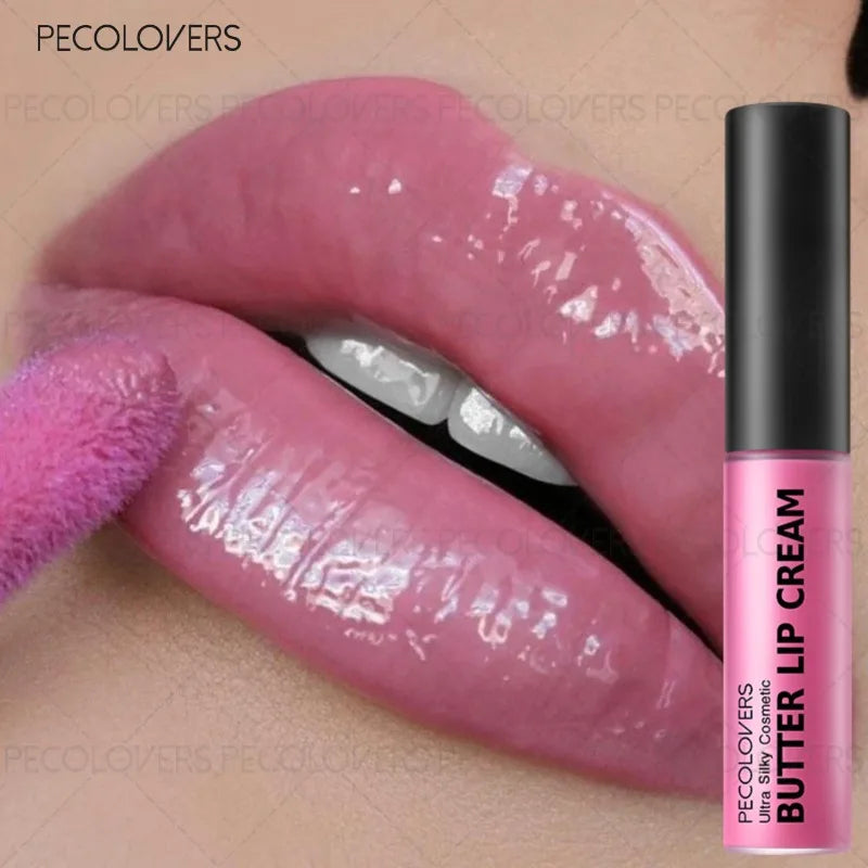 Buttery Short Lip Gloss Moisturizing Lipstick Rendering Suitable Qme