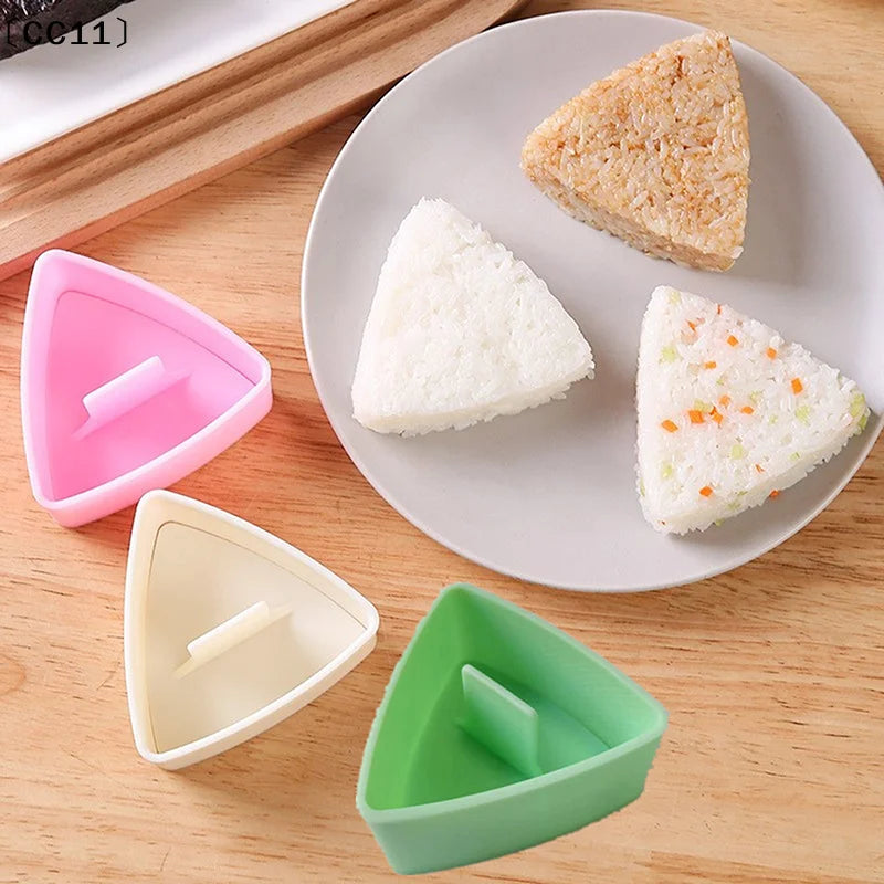 CC11Triangular Onigiri Mold Kitchen Food Utensils Sushi Press Qme