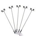 5 Pack Model Railway Yard Lights Twin LED Lamps OO 00 Guage Flood Light 1:76 Model Railroads 5*Twin LED Yard Lights Qme Default Title