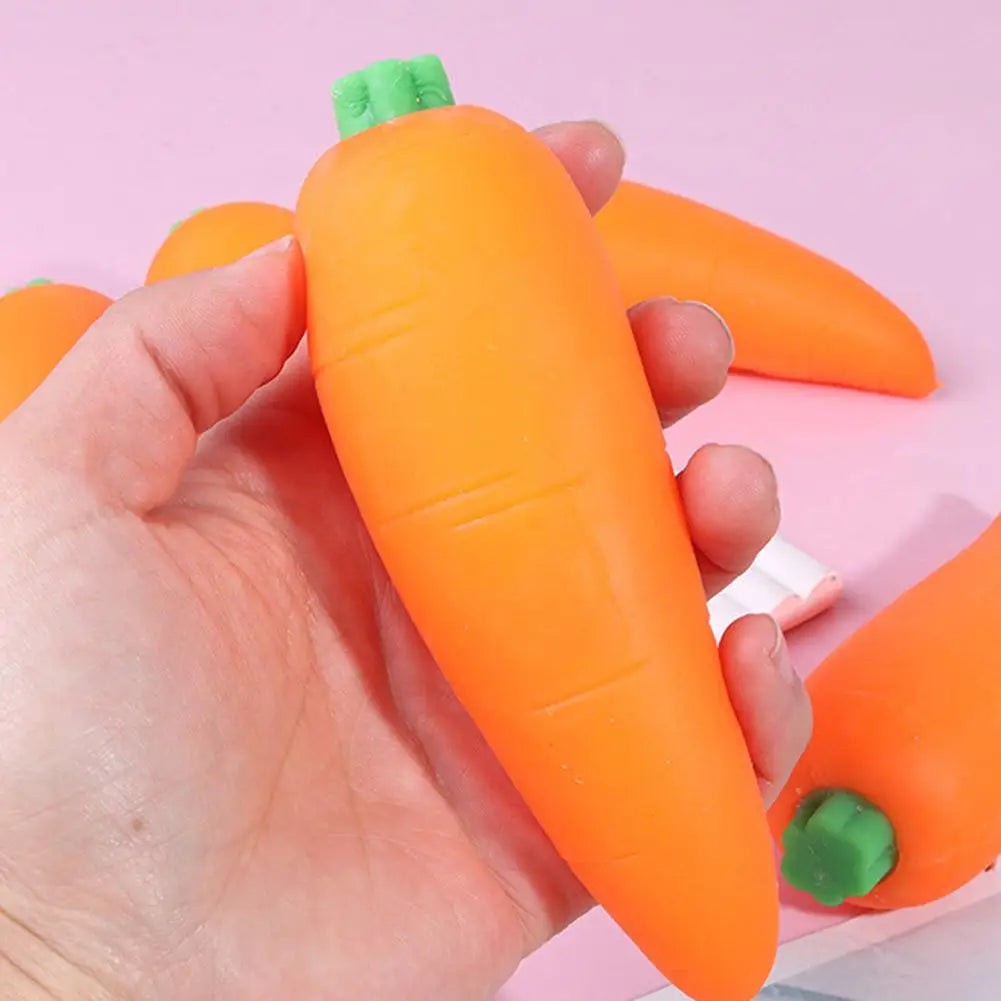 Carrot Squishy Toy Soft Slow Rising Stress Relief Fidget Toys Kids Qme