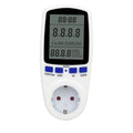 EU Plug Digital Voltage Wattmeter Power Meter Consumption Watt Energy Qme EU