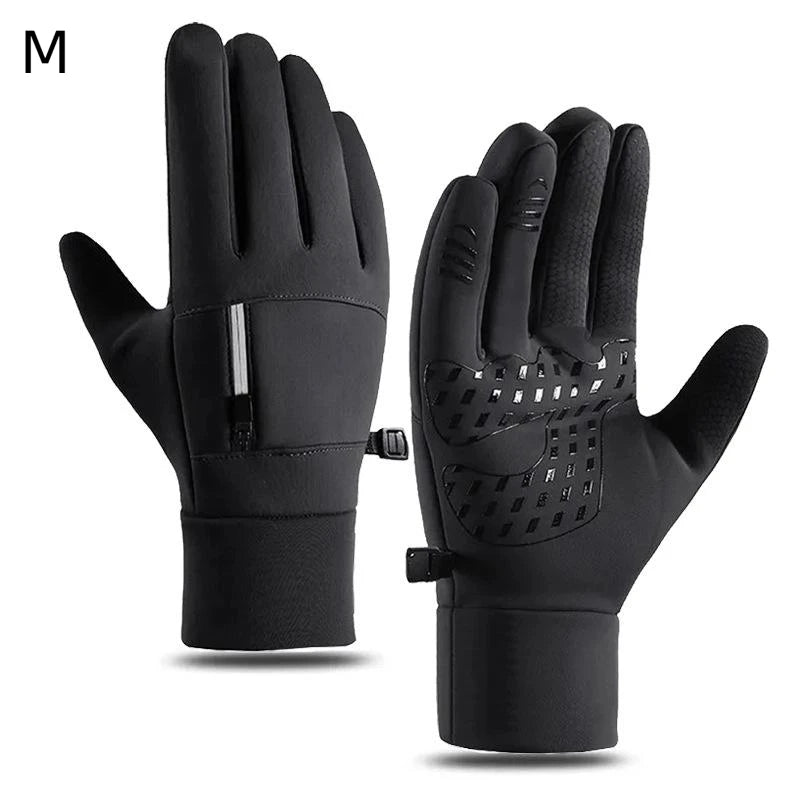 1Pair Winter Gloves Men Women Waterproof Thermal Glove Cold Weather Qme 1