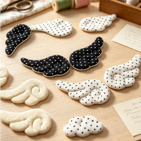 Gothic Lolita Decorative Lace Trim DIY Bow Appliques Cosplay Costume Qme
