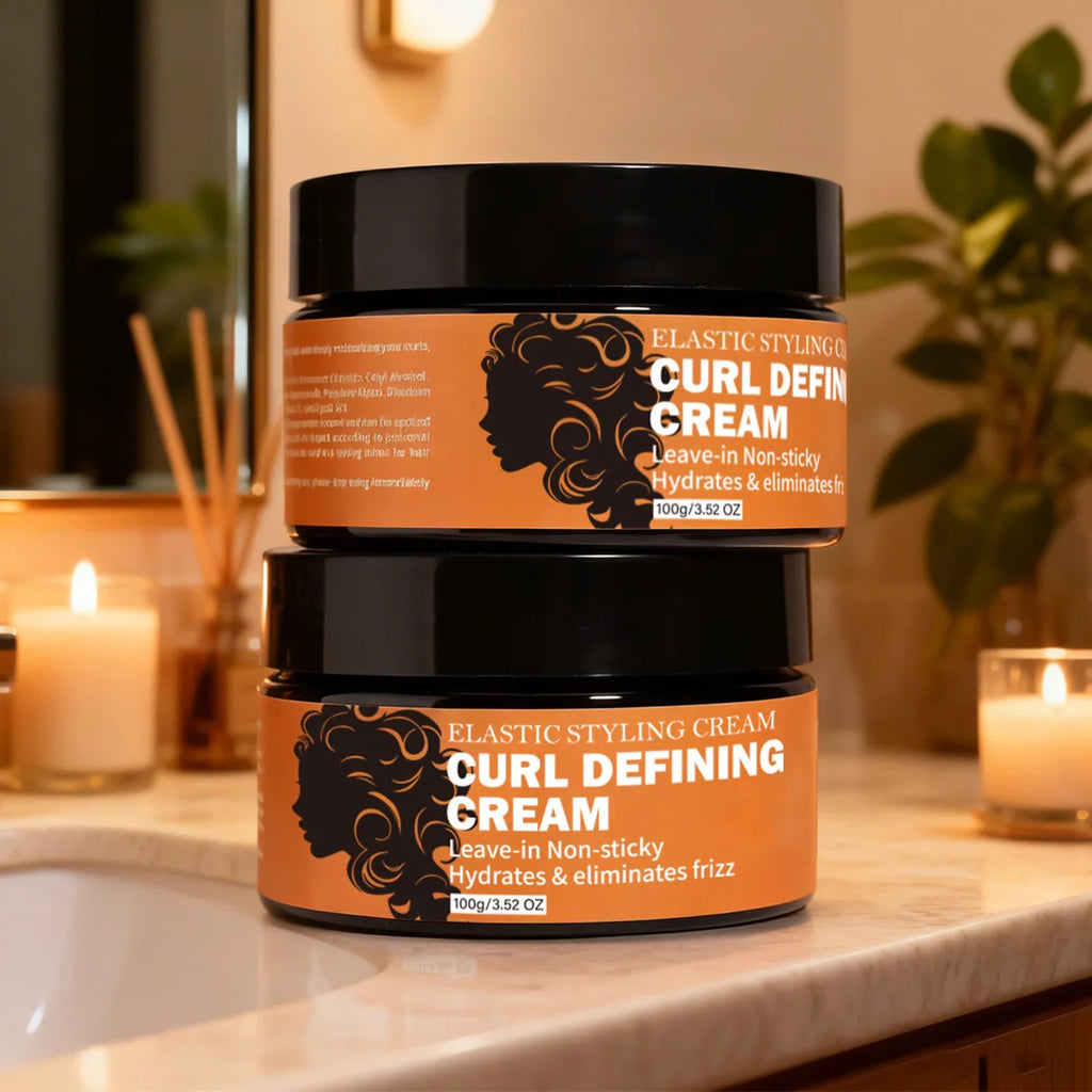 Hair Curly Cream Enhancer Moisturizing Frizz Styling Wavy Wigs Qme