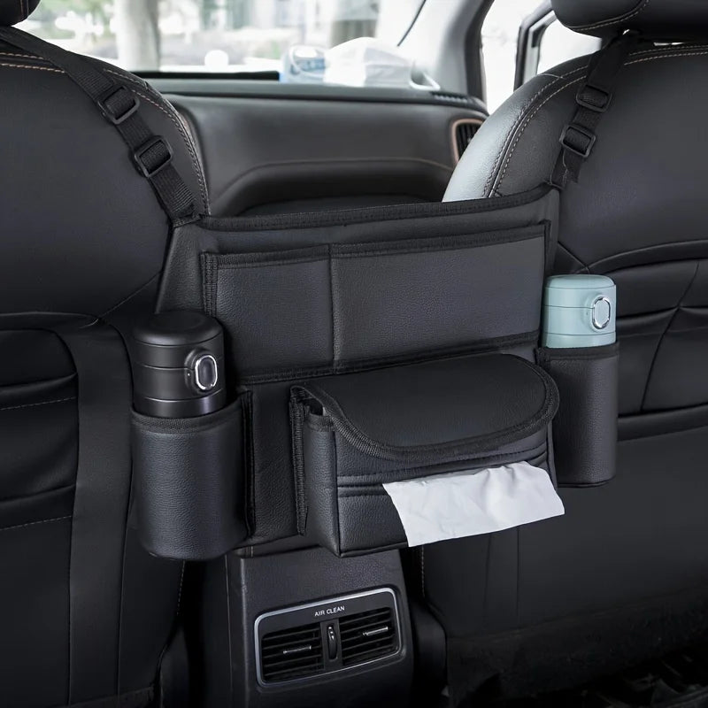 Organize Your Car with This Hanging Storage Bag - Keep Your Car Seat Clean & Tidy! Qme