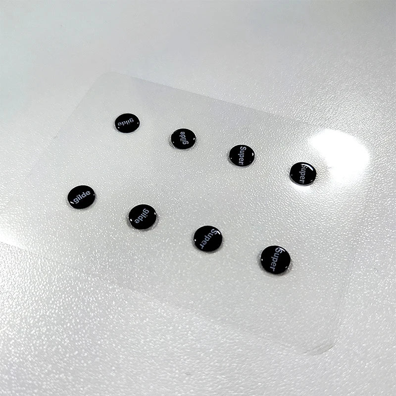 Glass Mouse Skates DIY Universal Dots Feet Pads Sticker Gaming Qme A2
