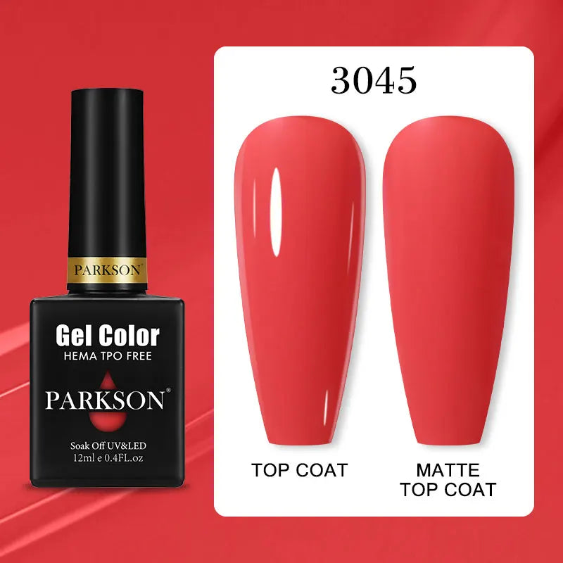 Parkson Colorful Nail Gel Polish Lacquer Soak Off UV LED Long Lasting