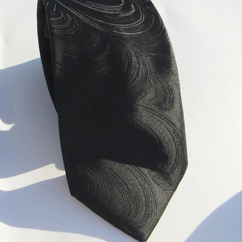 Classic Stripe Silk Necktie Men Business Formal Wedding Tie Blue Qme xl-6