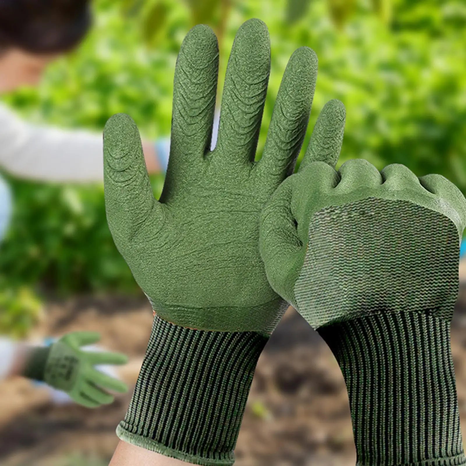 Gardening Gloves for Women Yard Working Garden Gloves Puncture-Resistant Thorn-Proof Waterproof Tools Indoor/Outdoor Protective Qme