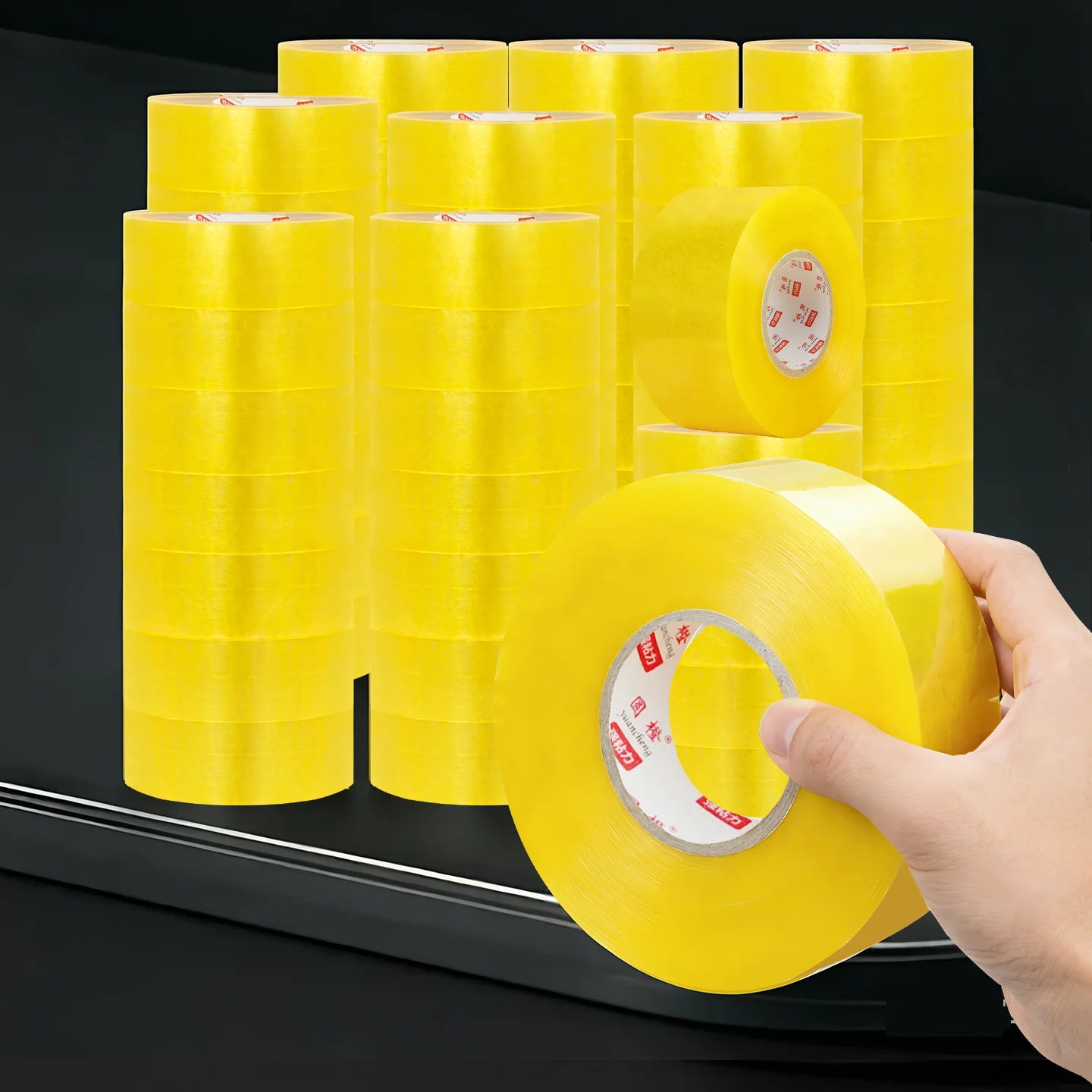Oversized Roll Sealing Box Tape High Viscosity Toughness Special Household Packaging Tape for Strong Adhesion And Protection Qme