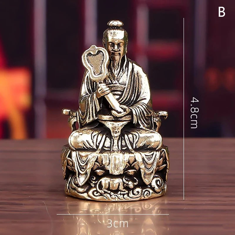 Sculpture Carving Statue Collection Home Decor Sanqing Tianzun Qme B