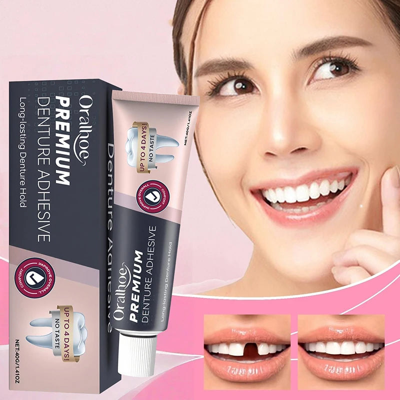 Dental Fixation Adhesive Durable Secure Comfortable Fit Formula Qme