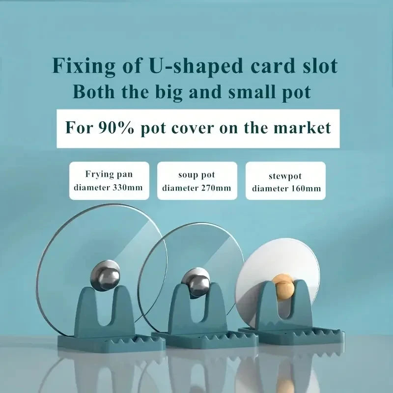 Foldable Pot Holder Plastic Spoon Holder Vertical Kitchen Storage Rack Suitable For Ladle Forks And Lid Rack Storage Rack Qme