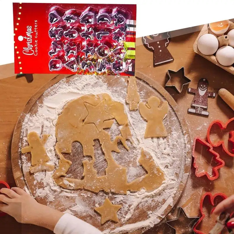 Cookie Cutters Kids 20X Small Cutter Christmas Heavy Duty Molds 3D Qme