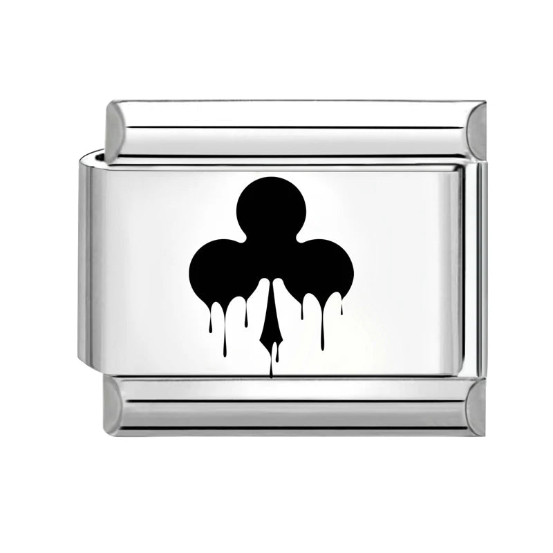 2026 Wholesale Fashion Cute Heart Italian Charm Links Stainless Steel