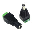 5 pairs DC12V Power Plug Jack Adapter 5pcs Male + 5pcs Female 2.1 x 5.5mm Connector for CCTV Single Color LED Strip Light Anpwo Qme China Mainland 50 pairs
