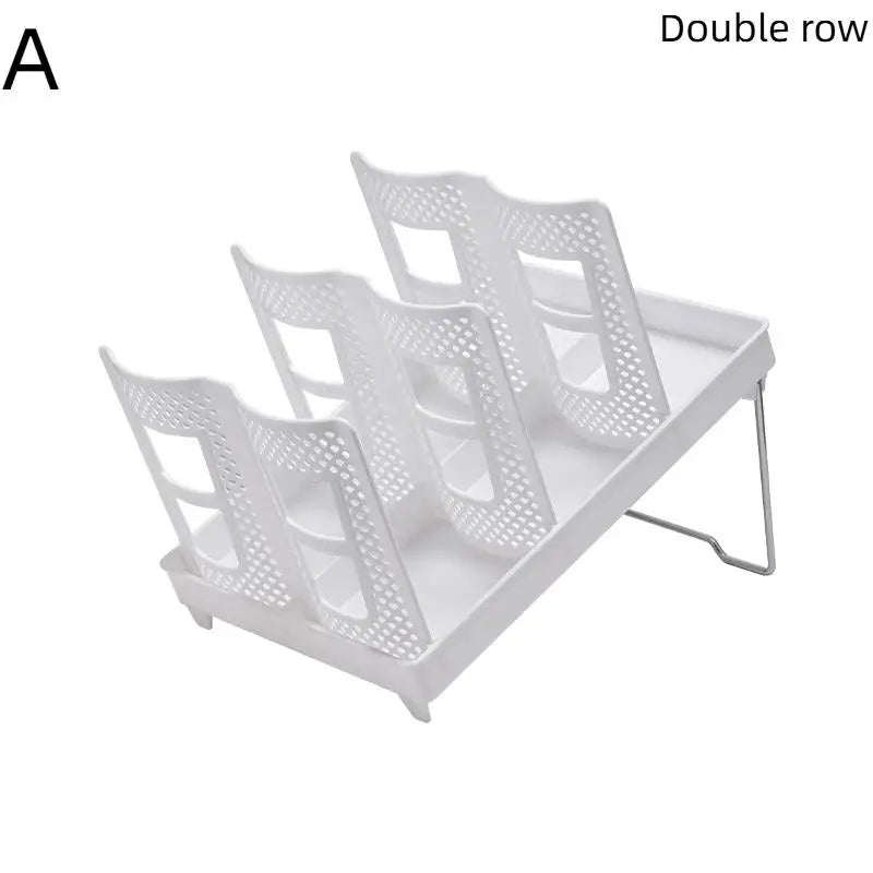 Detachable Multifunction Disposable Paper Cup Holder Single Double Qme Double A White