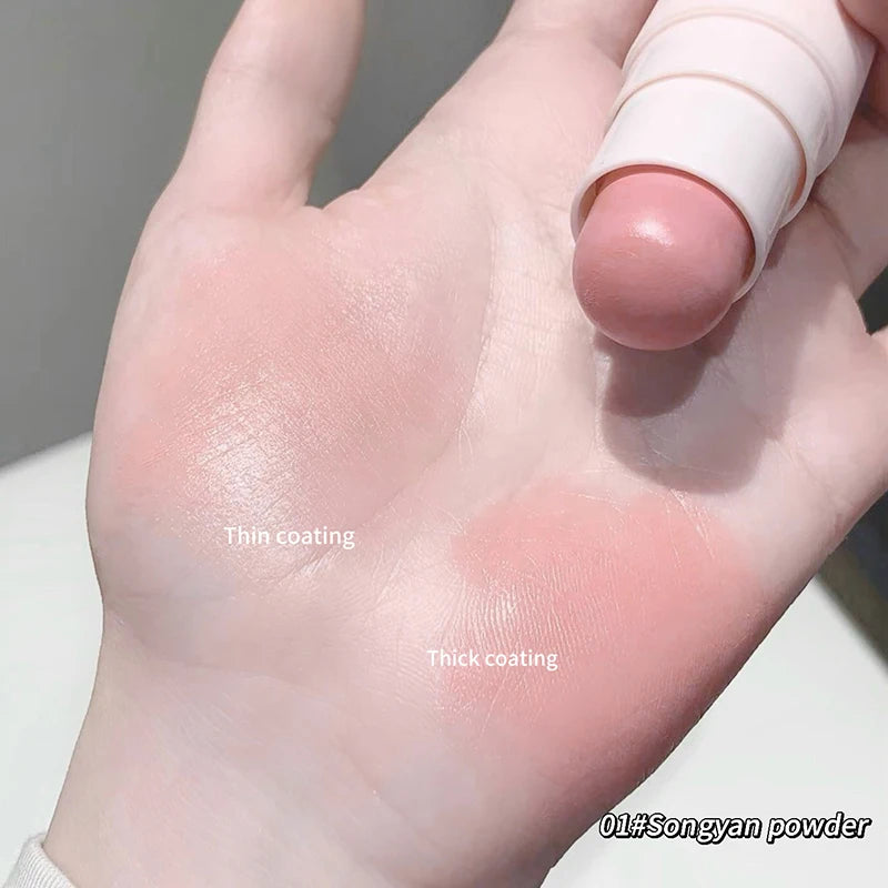 Gege Bear Soft Matte Blush Stick Moisturizing Natural Tender Eeasy Qme GX1276-1