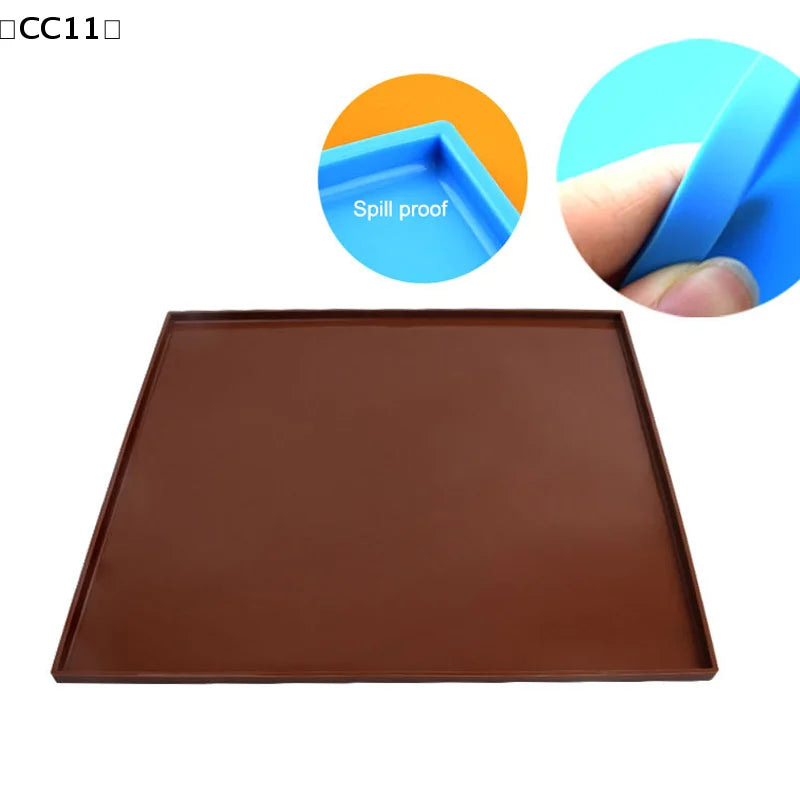 Multifunctional Silicone Cake Roll Mat Non-stick Bakeware Tray Pan Qme