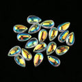 Super Shiny 8x14mm Drop Shape Crystal Beads Austria Glass Drop Beads Spacer Beads for Jewelry DIY Jewelry Accessories 28pcs/lot Qme yellow ab 8x14MM-28PCS