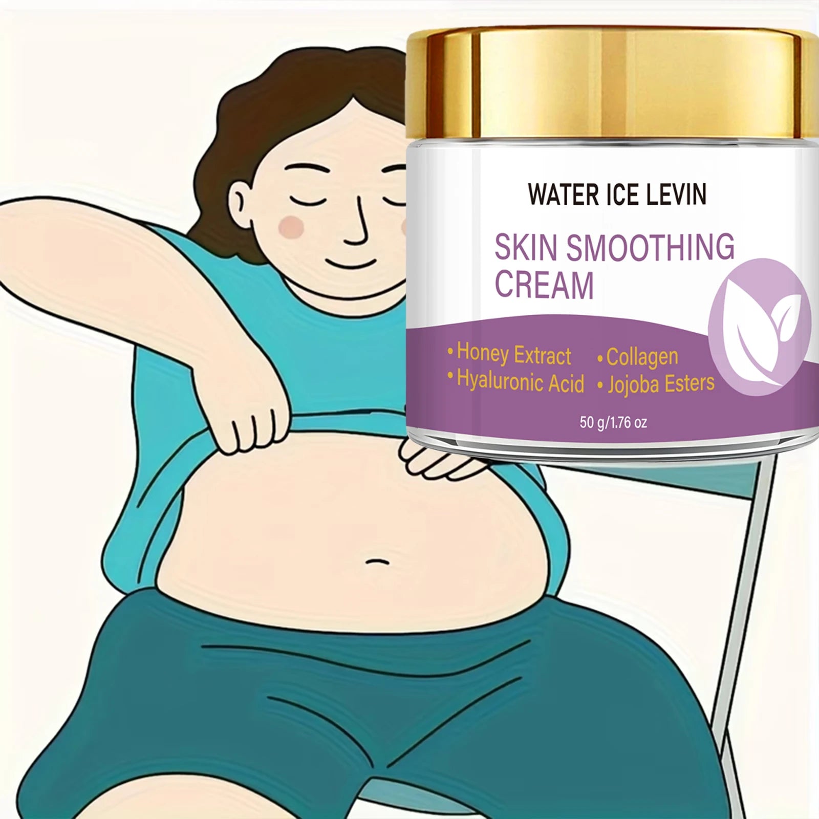 Jojoba Esters Skin Smoothing Cream, Hydrating Firming Daily Facial Moisturizer Cream Qme