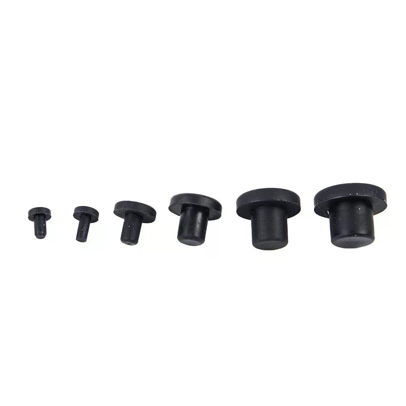 Solid Rubber Hole Caps 3- Temperature Resistance Seal Plugs Qme