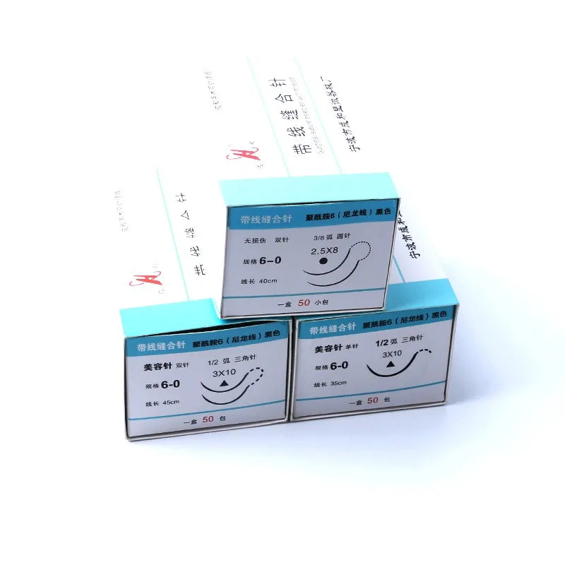 Thread Suture Needle Non-absorbable Oral Double Eyelid Surgery Tool Qme