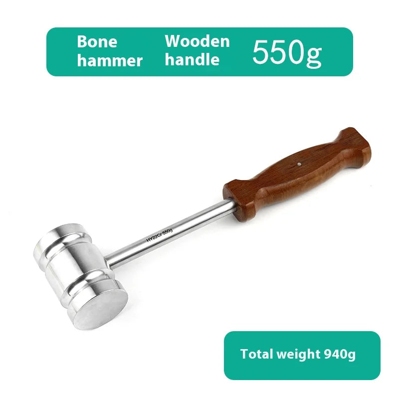 Medical Bone Mallet 140 270 350 450 500 550 Gram Stainless Steel Qme l