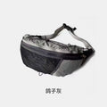 Large Capacity Men's Outdoor Breast Bag Travel Leisure Sports Qme GRAY