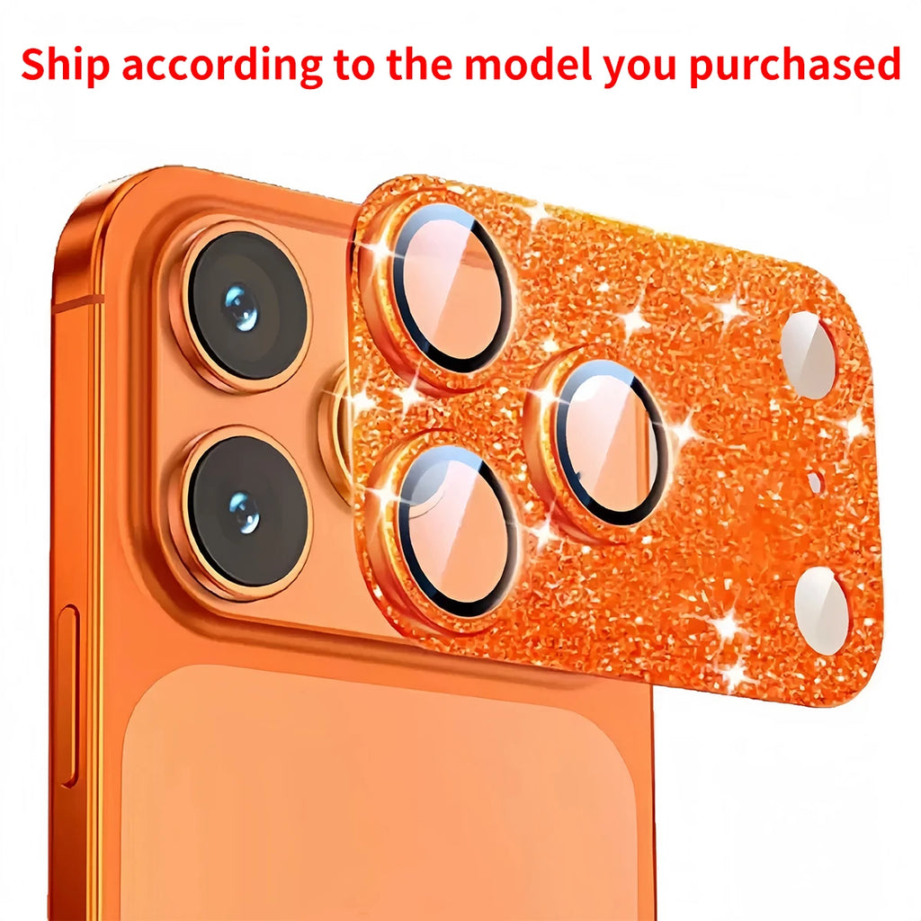 Luxurious Shiny Camera Lens Protective Film Suitable Liphone 17 Max Qme iPhone 17 Pro
