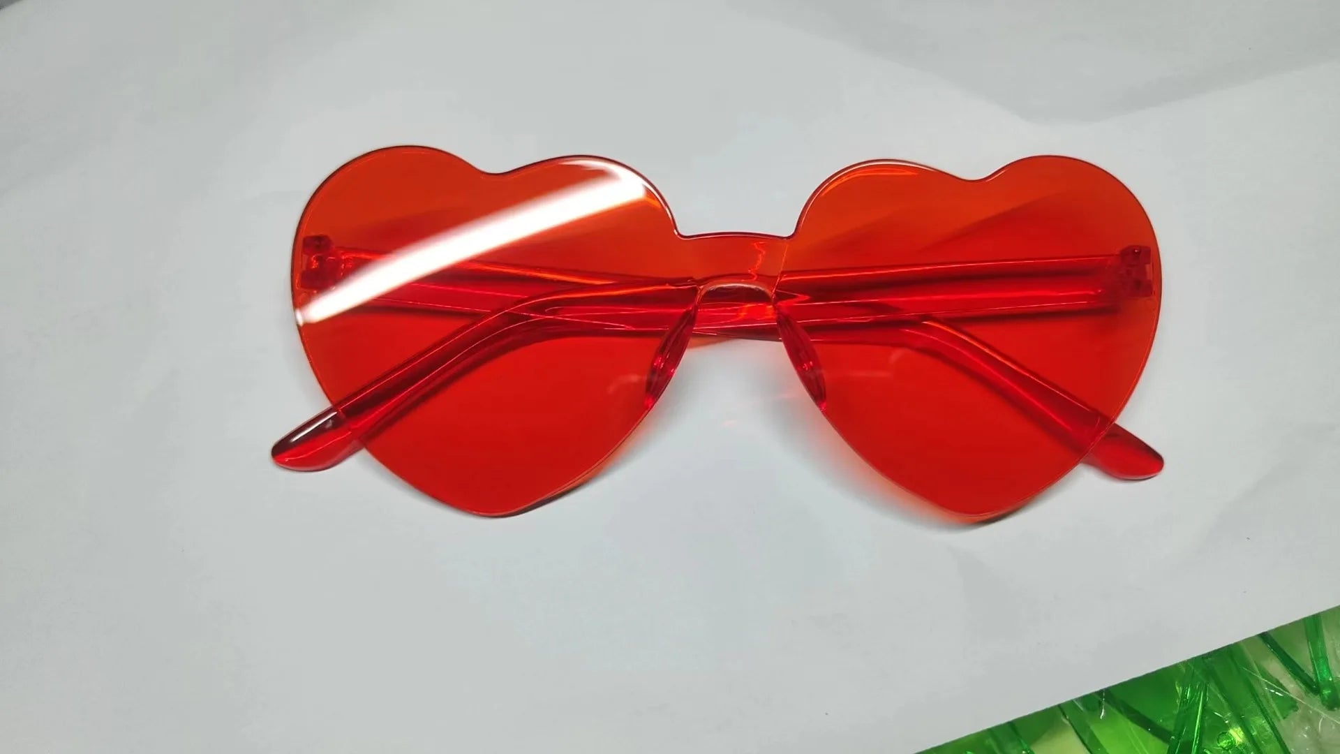 Heart Sunglasses Retail /Wholesale 5-15PCS Wedding Bachelorette Bridesmaid Beach Party Multi-Color Photo Props Gifts Qme SunglassesLightRed 15PCS