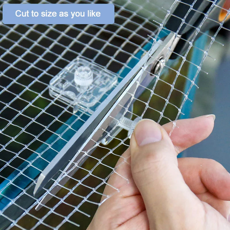 Anti-jumping Net Aquarium Anti Escape Net Cover Fresh Seawater Reef Fish Tank Shrimp Accessories Pet Product Tools Plants Holder Qme