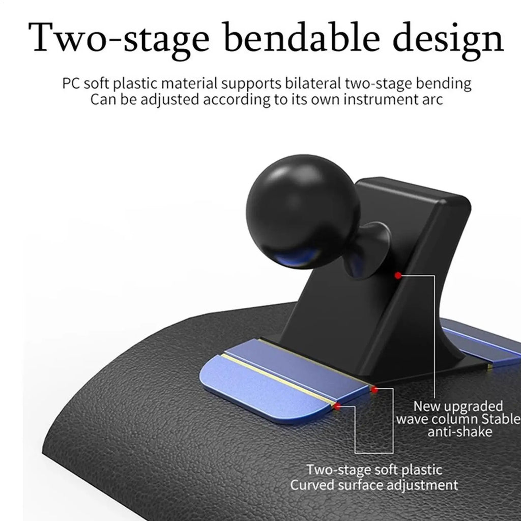 Cell Phone Car Mount Clips Stable Automotive Mobile Phone Bracket Base Handsfree Car Phone Holder Supplies For RVs Trucks SUVs Qme