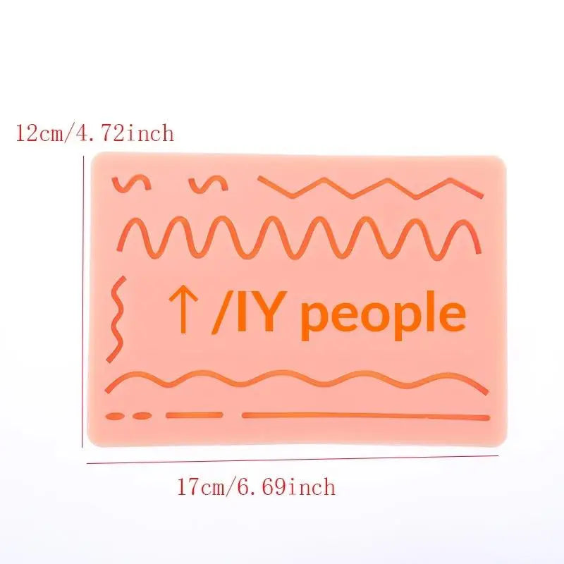 Skin Suture Model Wound Silicone Pad Y Traumatic Suturing Training Qme